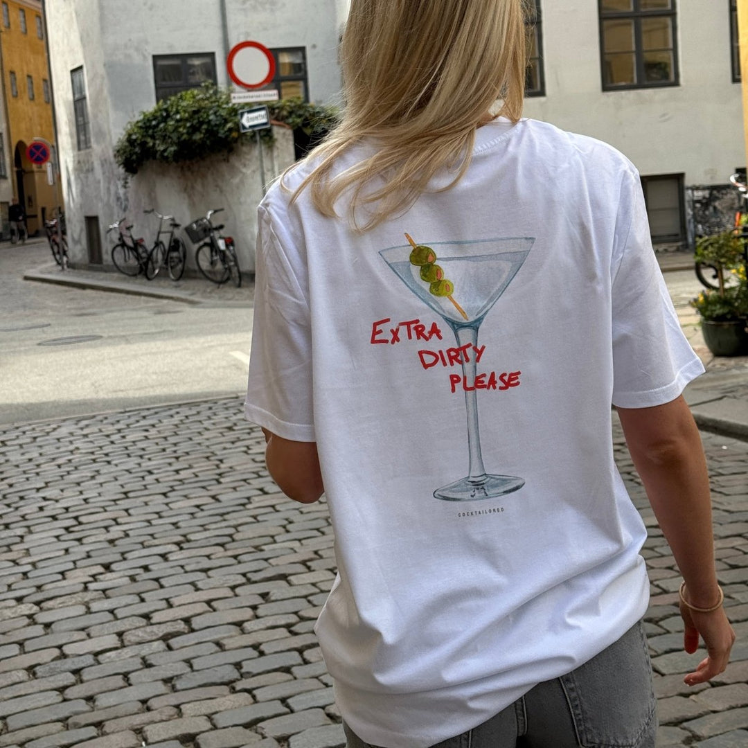 Dirty Martini organic t-shirt - S - Cocktailored