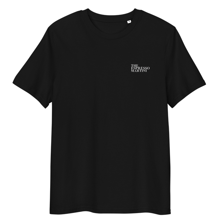 Espresso Martini "Wake Me Up" organic t-shirt - Black - Cocktailored