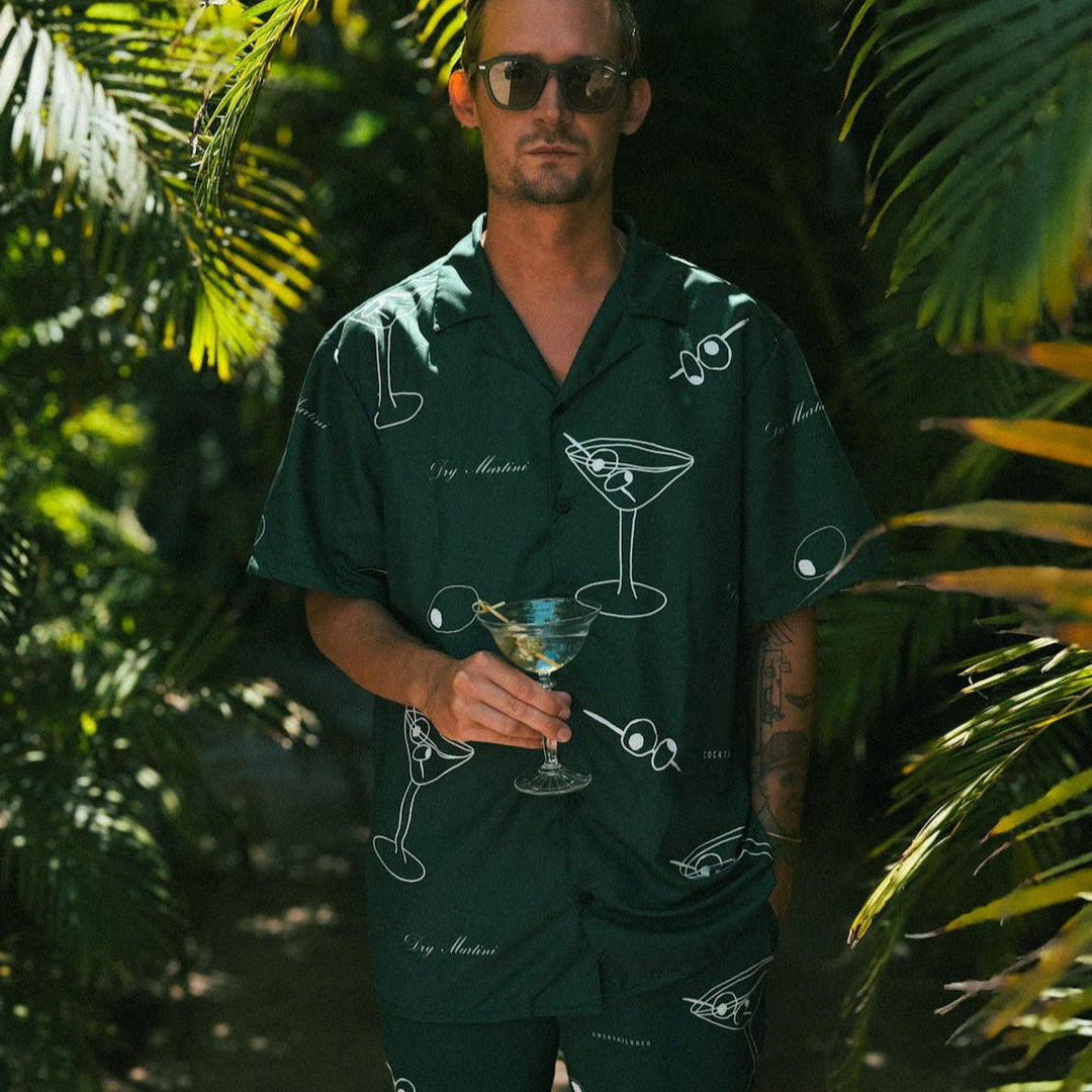 The Dry Martini "Cocktail" Summer Shirt - 2XS - Cocktailored