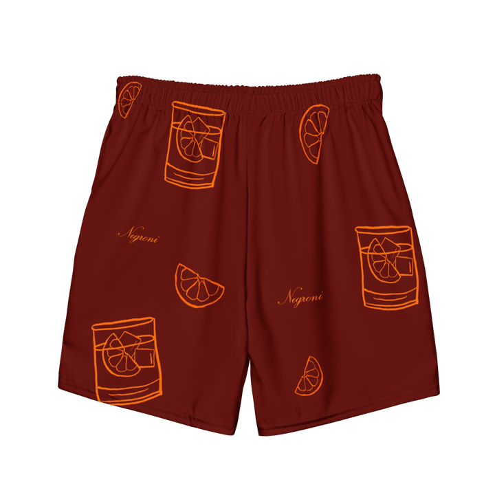 The Negroni "Cocktail" Swim Trunks - 2XS - Cocktailored
