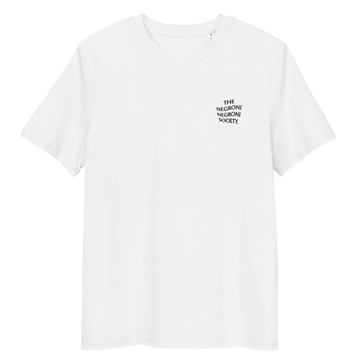 The Negroni Society organic t-shirt - White - Cocktailored