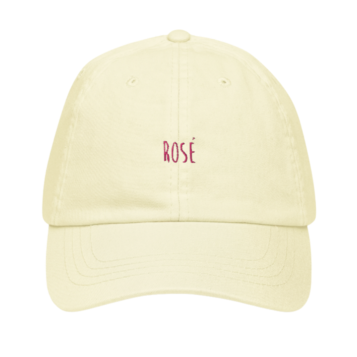 The Rosé Pastel Hat - Pastel Lemon - Cocktailored