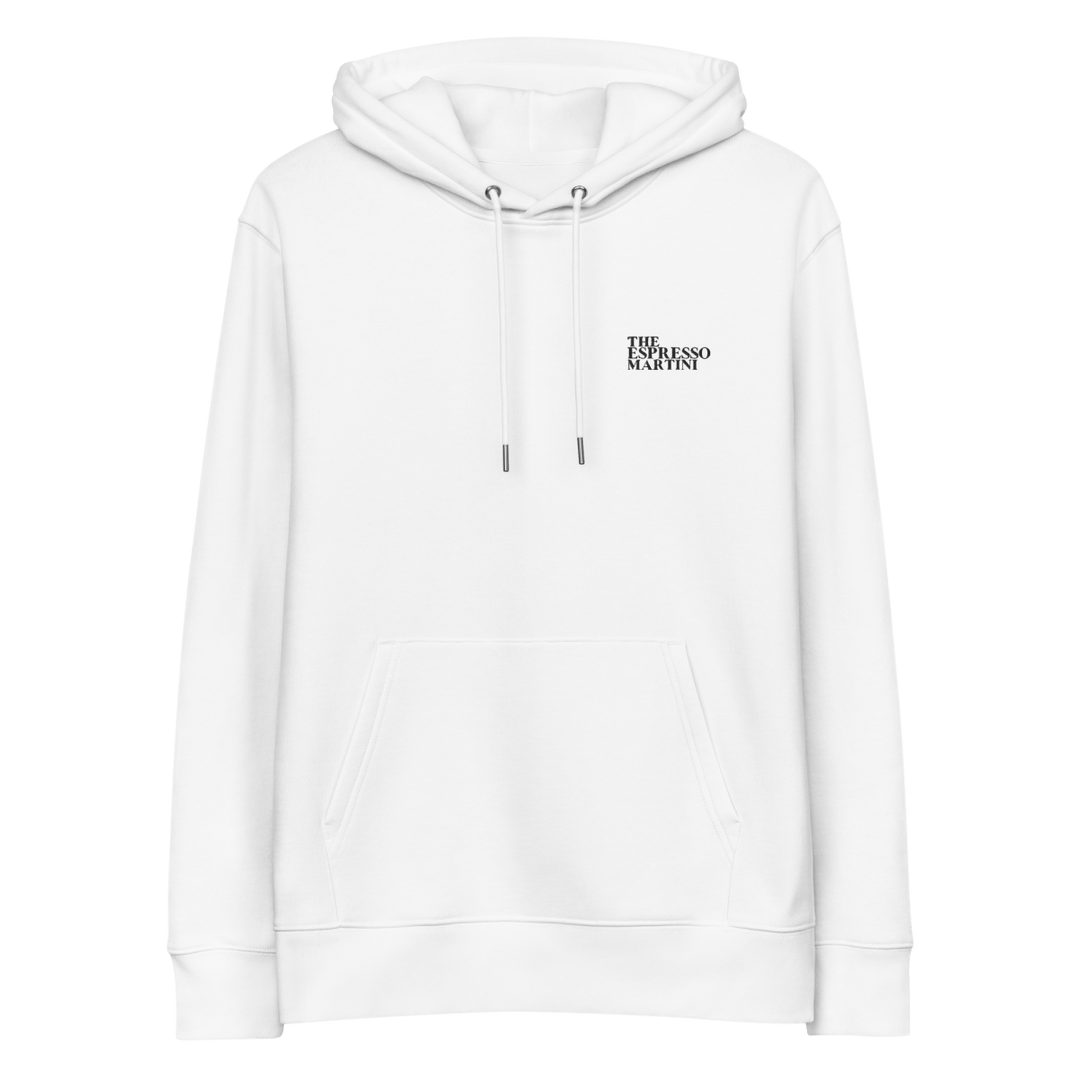 Espresso Martini "Wake Me Up" eco hoodie - White - Cocktailored