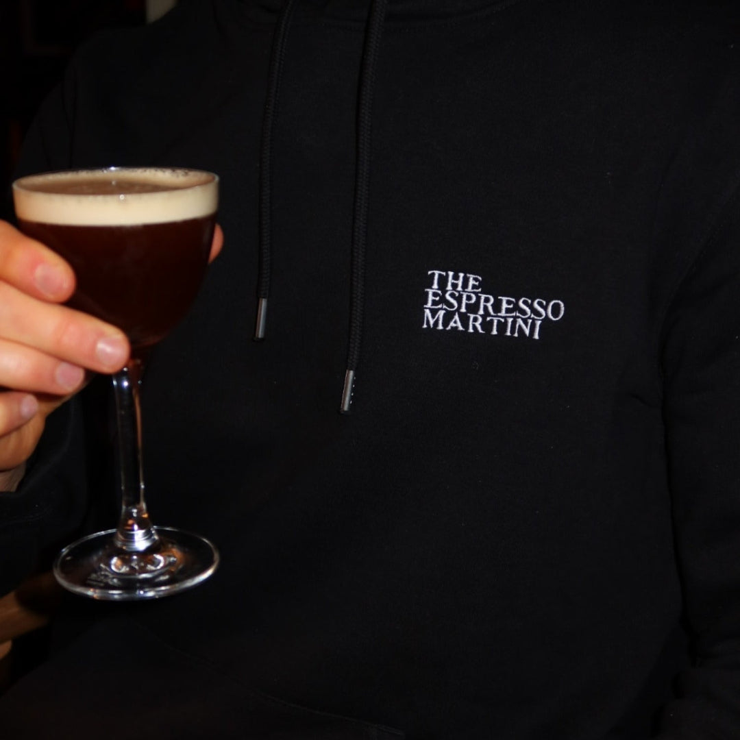 Espresso Martini "Wake Me Up" eco hoodie - Black - Cocktailored