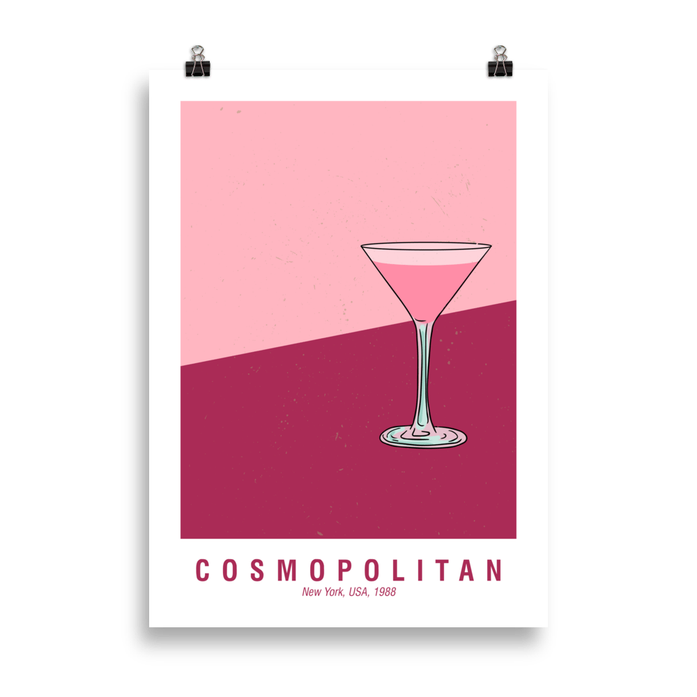 The Cosmopolitan Poster - 50x70 cm - Cocktailored