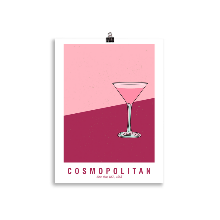 The Cosmopolitan Poster - 30x40 cm - Cocktailored
