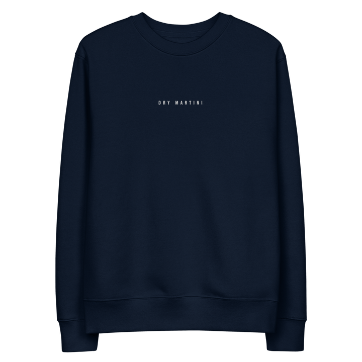 The Dry Martini eco sweatshirt - French Navy - Cocktailored