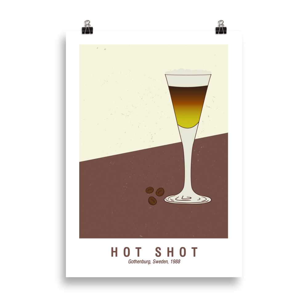 The Hot Shot Poster - 50x70 cm - Cocktailored
