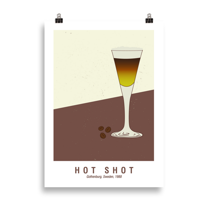 The Hot Shot Poster - 50x70 cm - Cocktailored