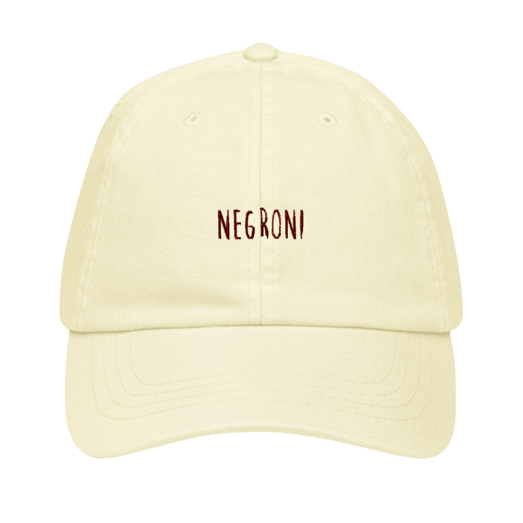 The Negroni Pastel Hat - Pastel Lemon - Cocktailored