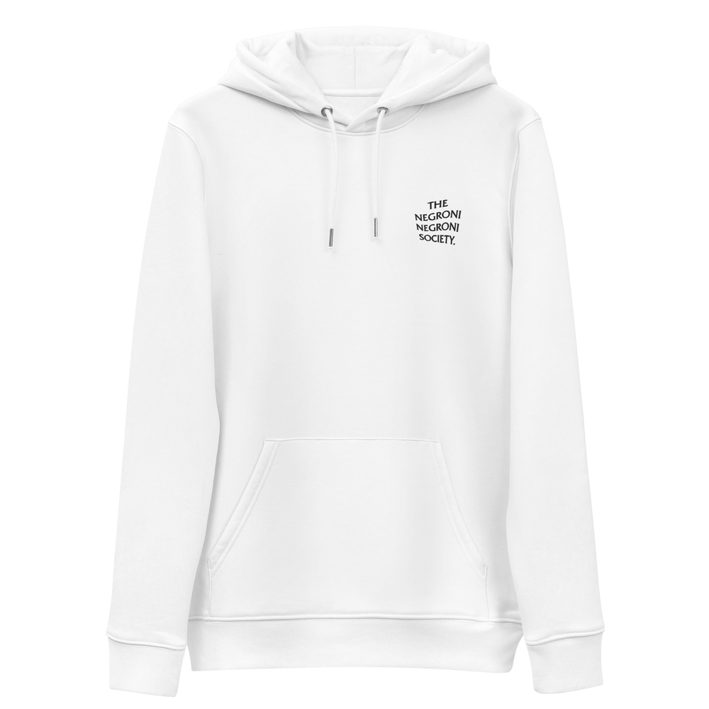 The Negroni Society eco hoodie - White - Cocktailored