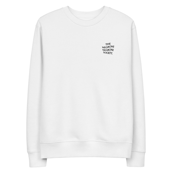 The Negroni Society eco sweatshirt - White - Cocktailored