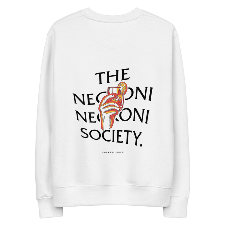 The Negroni Society eco sweatshirt - White - Cocktailored