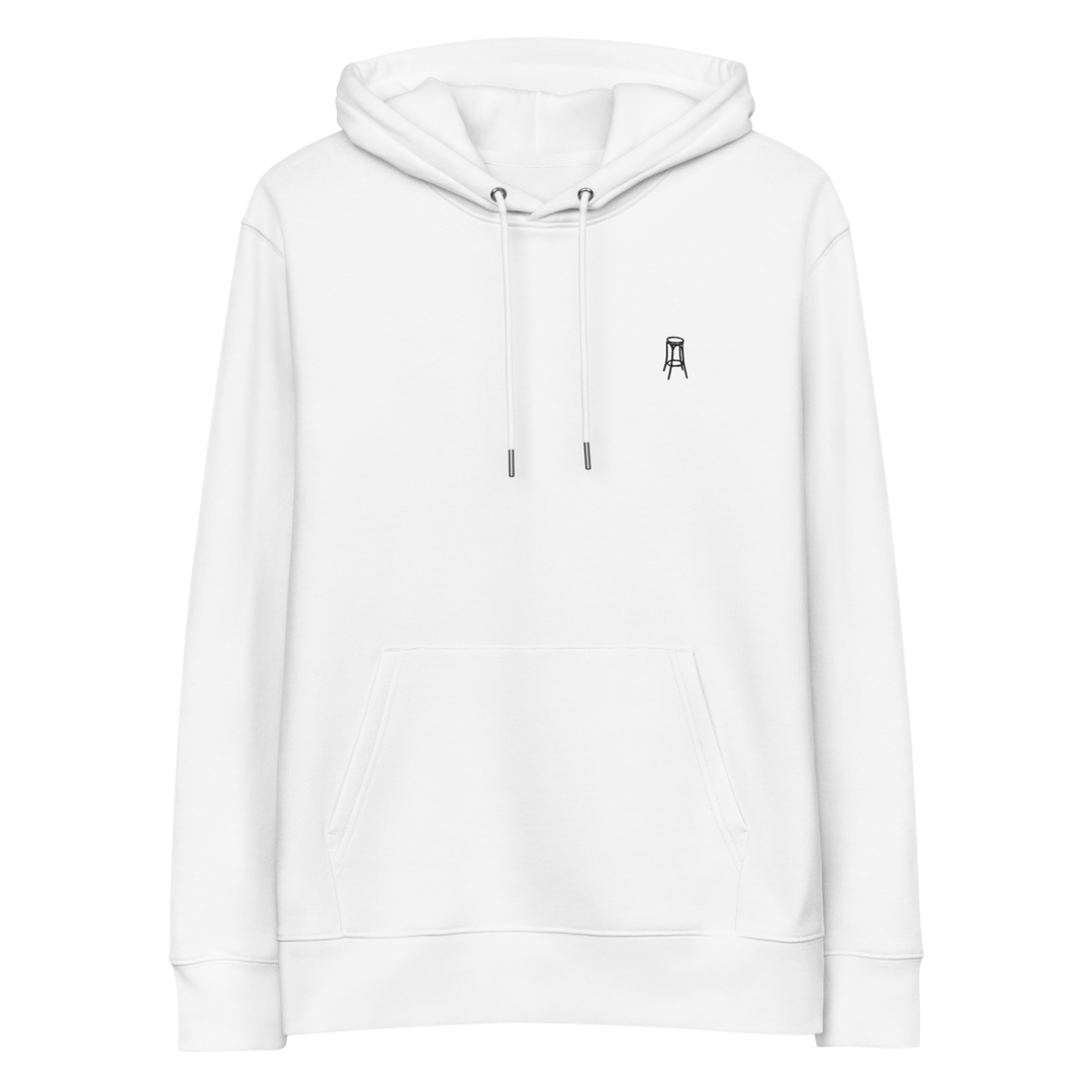 The Negroni Society "The Bar" Eco Hoodie - White - Cocktailored