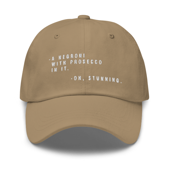 The Sbagliato Conversation Dad hat - Khaki - Cocktailored