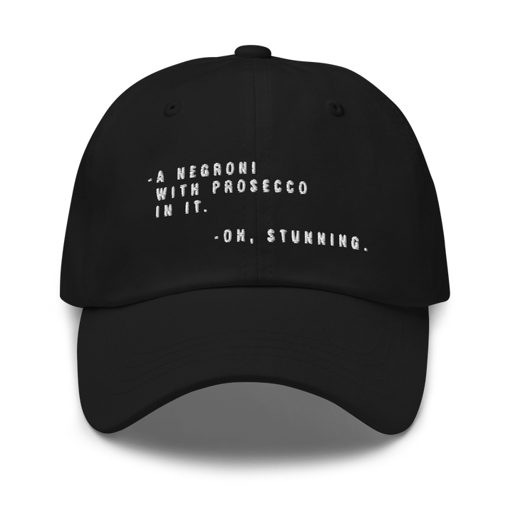 The Sbagliato Conversation Dad hat - Black - Cocktailored