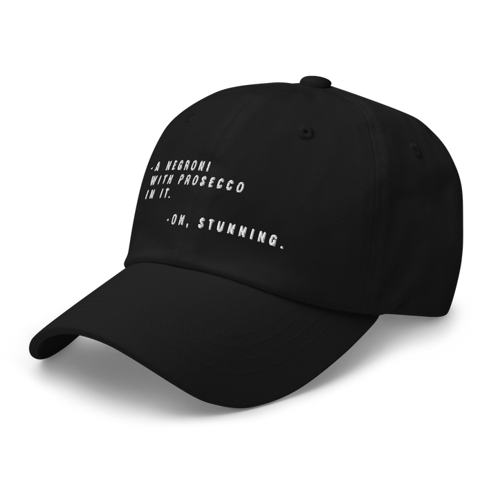 The Sbagliato Conversation Dad hat - Black - Cocktailored
