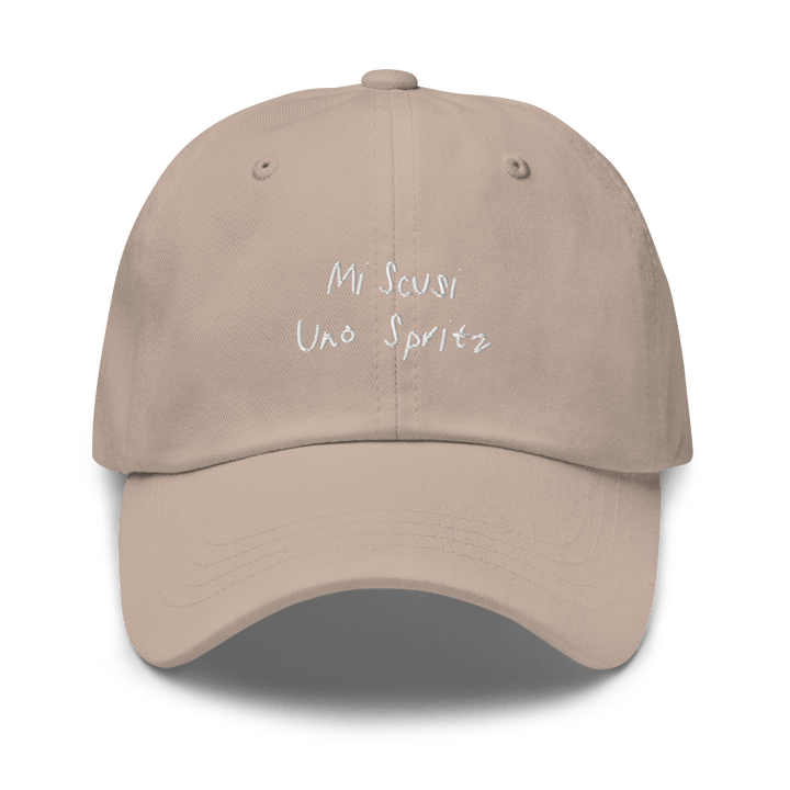 The Scusi Spritz Dad hat - Stone - Cocktailored