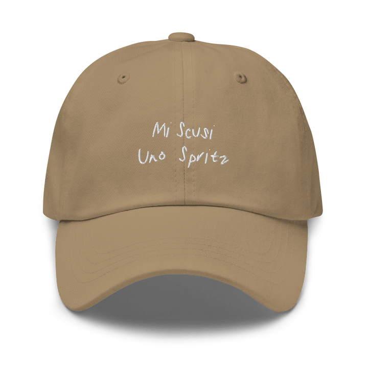 The Scusi Spritz Dad hat - Khaki - Cocktailored