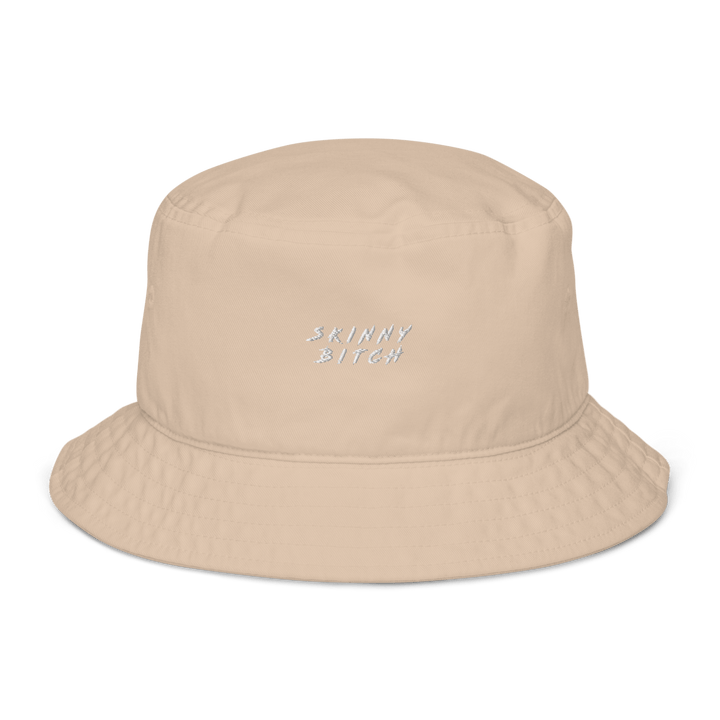 The Skinny Bitch Organic bucket hat - Stone - Cocktailored