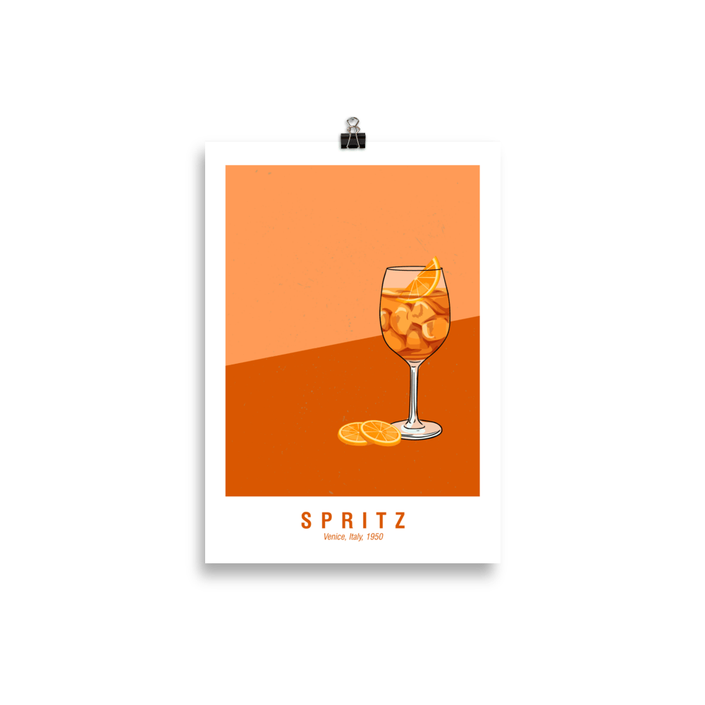 The Spritz Poster - 21x30 cm - Cocktailored