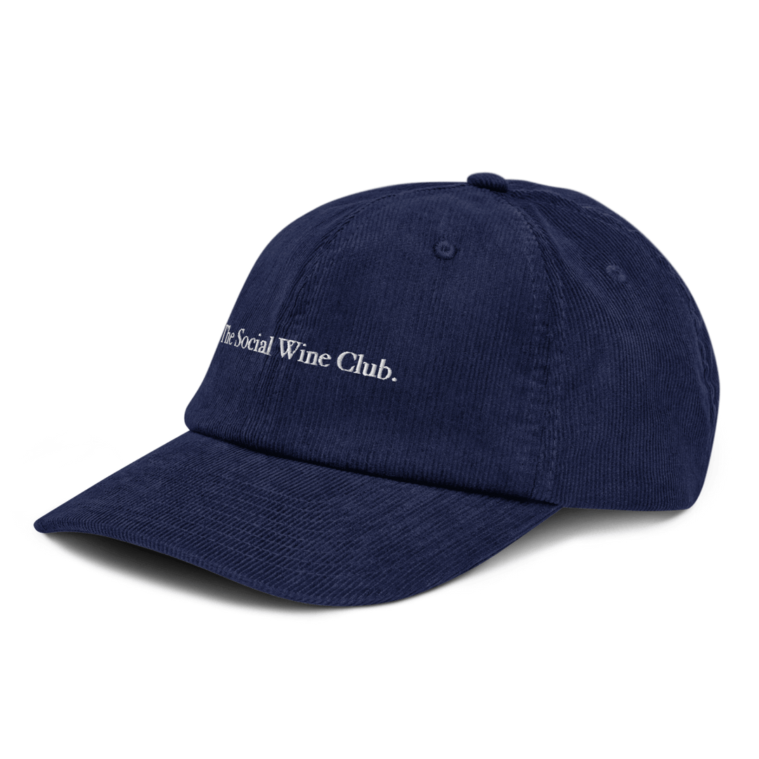 Social Wine Club Corduroy hat - Oxford Navy - Cocktailored