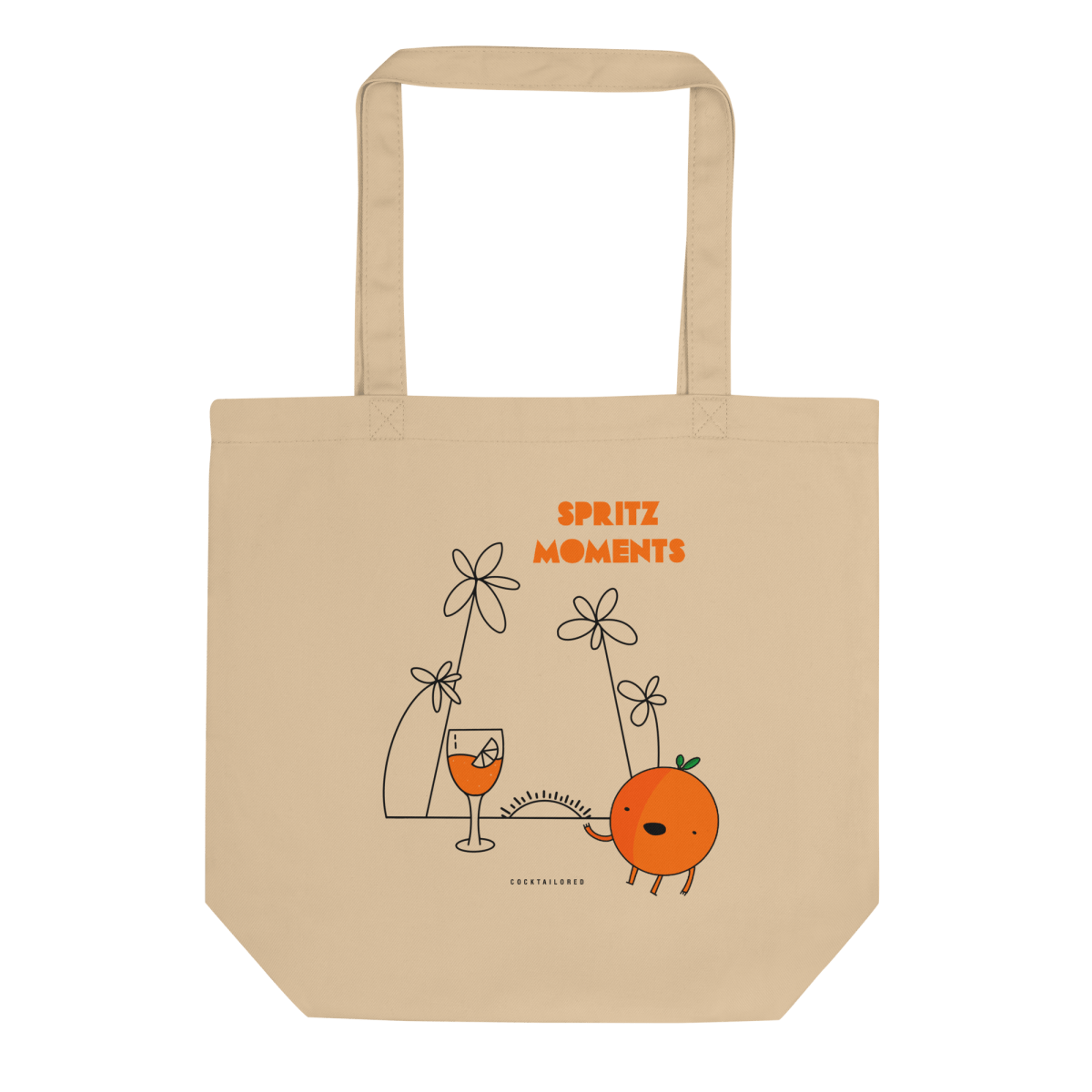 Tote bag Spritz Moments in cotone biologico