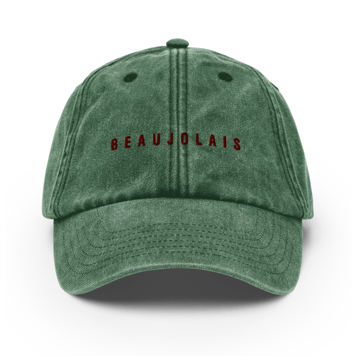 The Beaujolais Vintage Hat - Vintage Bottle Green - Cocktailored