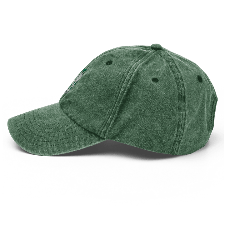 The Mojito Glass Vintage Hat - Vintage Bottle Green - Cocktailored