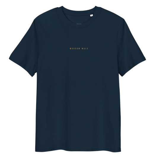 T-shirt in cotone biologico Moscow Mule – blu navy