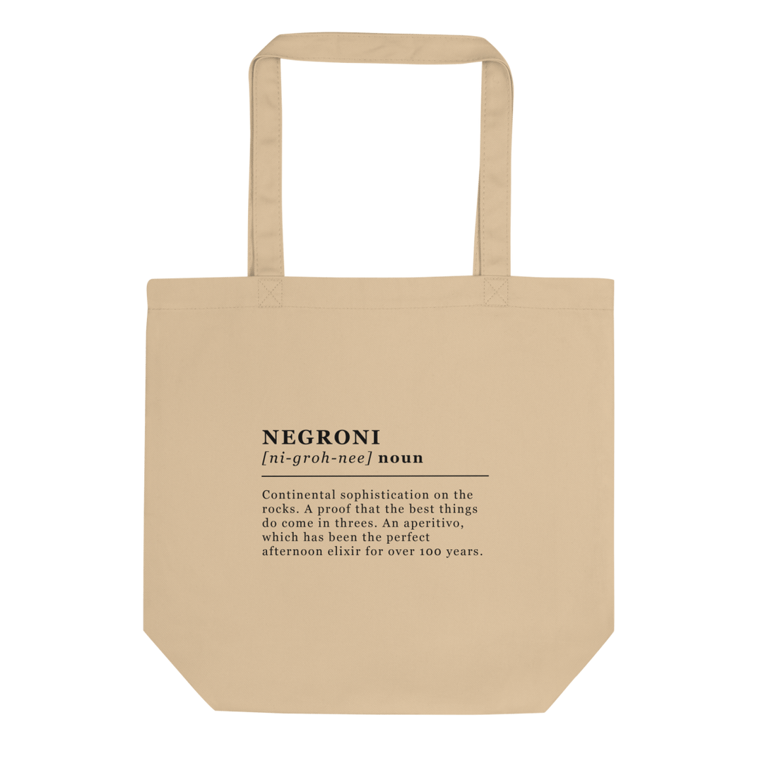 The Negroni Eco Tote Bag - Cocktailored