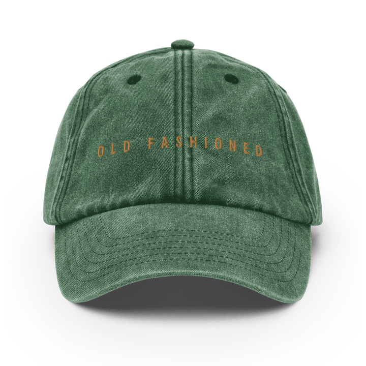 The Old Fashioned Vintage Hat - Vintage Bottle Green - Cocktailored