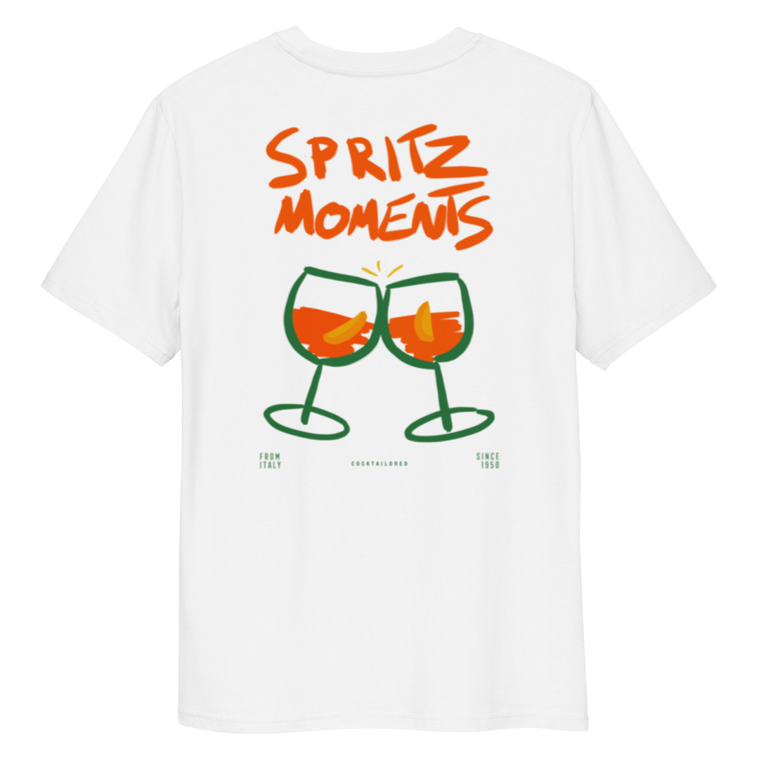 The Spritz Moments "Cin Cin" organic t - shirt - S - Cocktailored