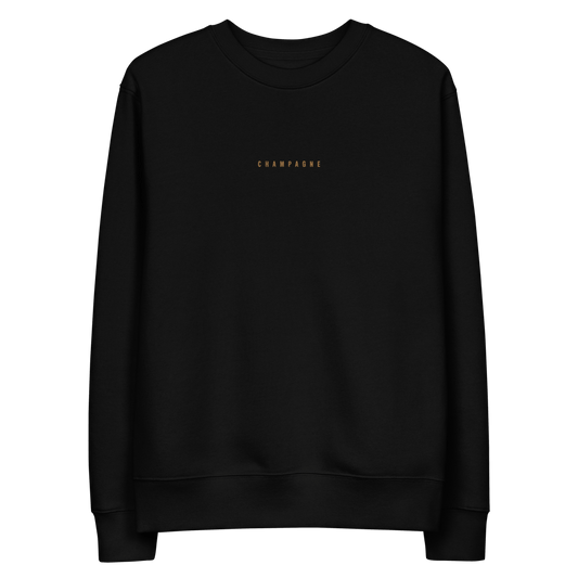 The Champagne eco sweatshirt - Black - Cocktailored