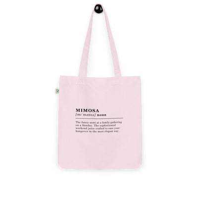 The Mimosa Organic tote bag - Candy Pink - - Cocktailored