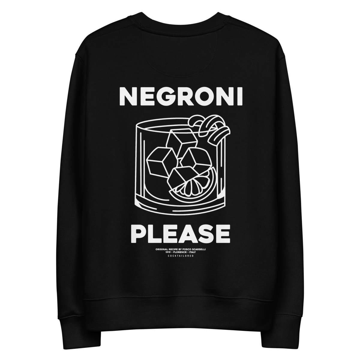 Felpa Ecologica Negroni Please