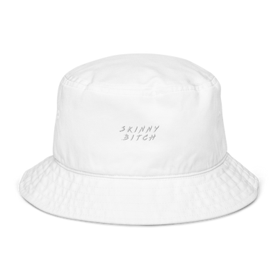 The Skinny Bitch Organic bucket hat - Bio White - Cocktailored