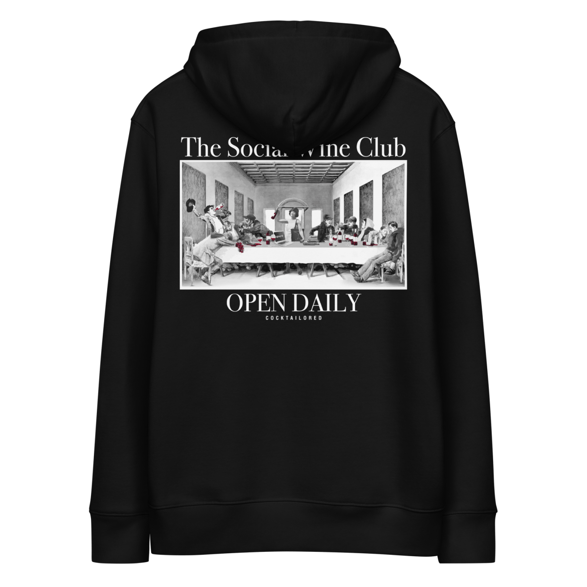 The Social Wine Club. Eco Hoodie